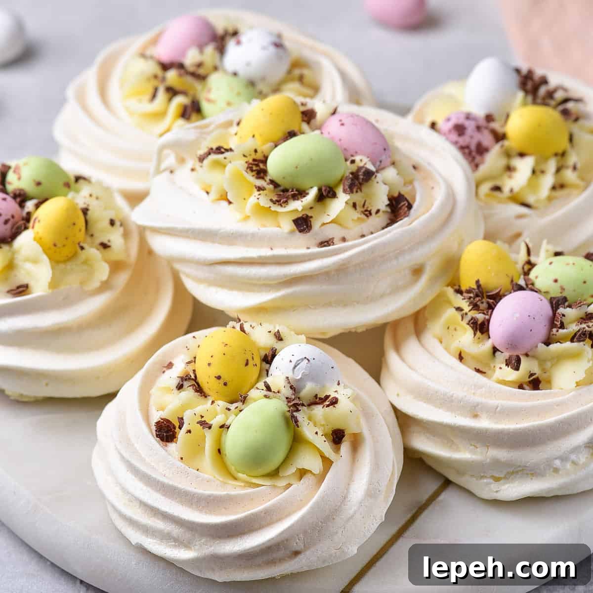 Easter Meringue Nests