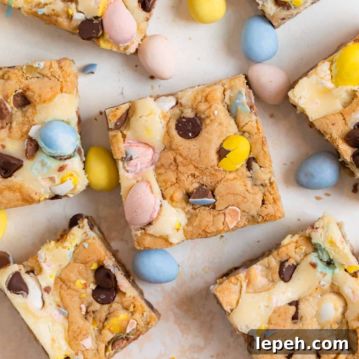 Image for Mini Egg Cheesecake Cookie Bars
