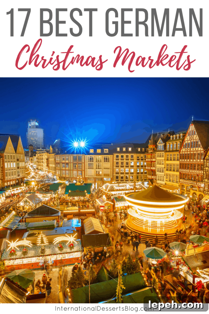 Christmas market scene