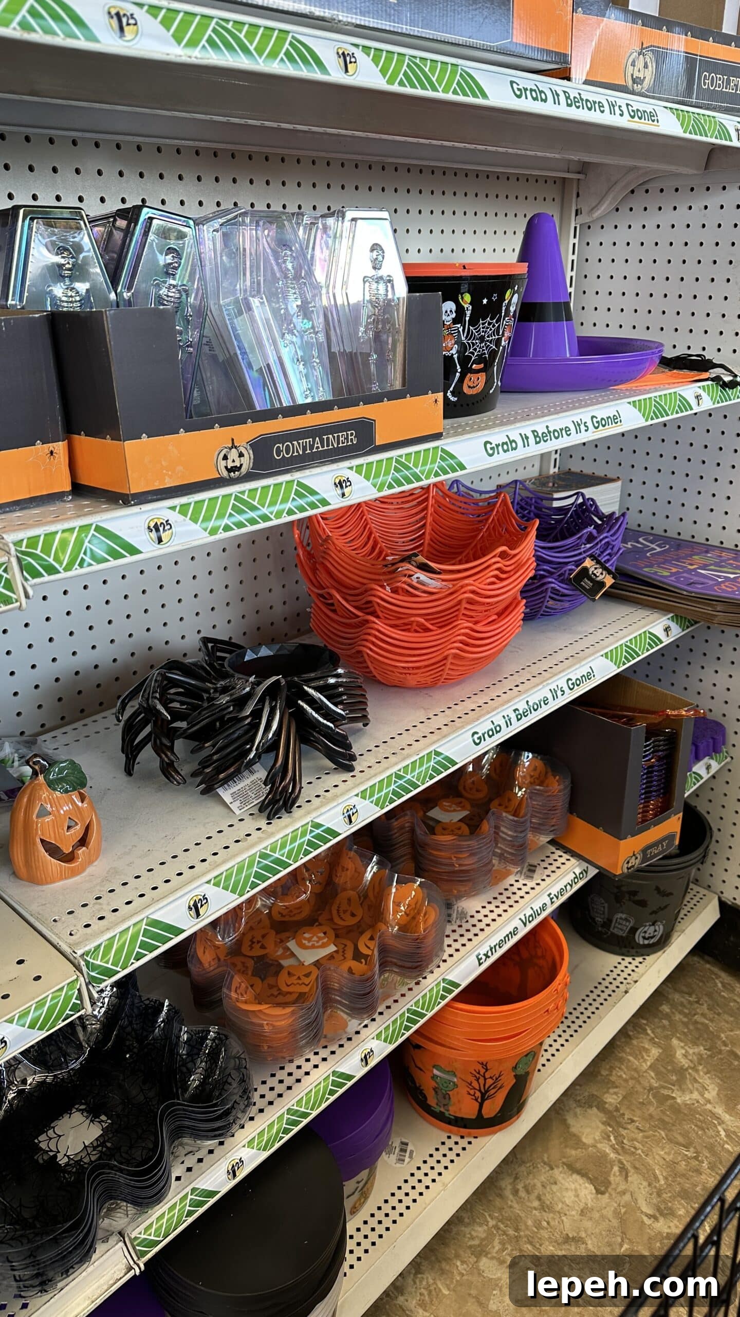 halloween tableware at dollar tree