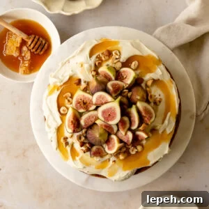 spiced fig hazelnut cake