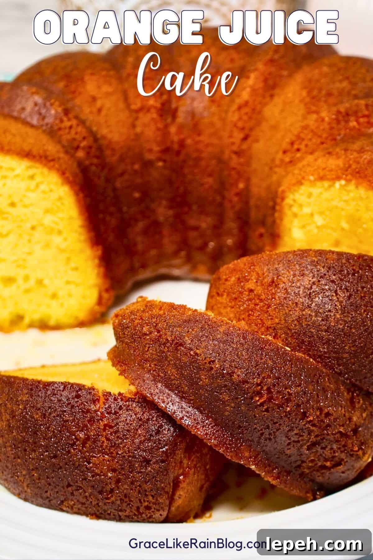 Moist Orange Bundt Cake with Sweet Glaze Recipe 2 orange juice cake