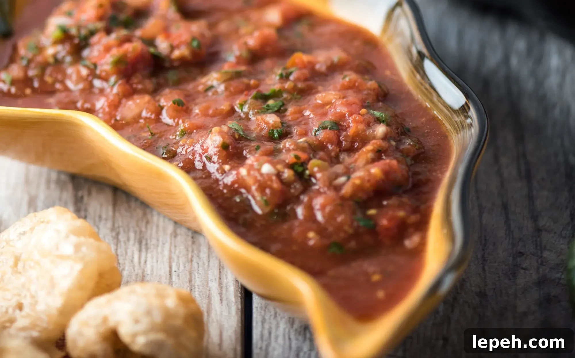 Chipotle Salsa Closeup